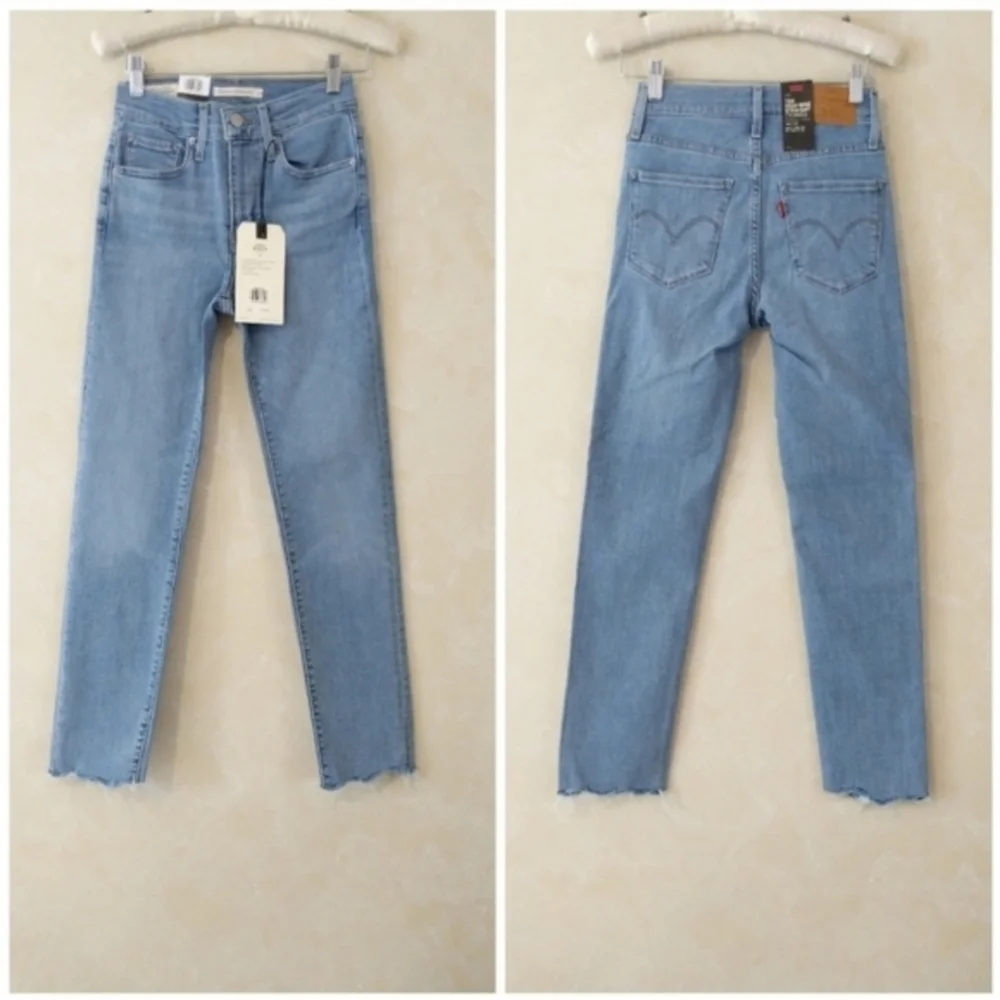 Levi's 724 High Rise Straight Leg Stretch Jeans - Picture 1 of 10